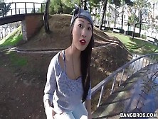 Outdoor Fucking With An Asian Hottie
