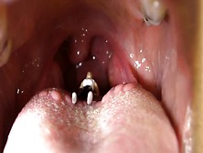 Latina Giantess Teases A Tiny In Her Mouth And Throat
