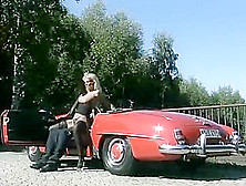 Wife Goes For A Test Drive In A Beautiful Red Mercedes