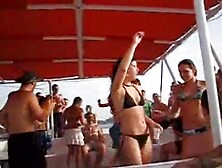 Voyeur Topless Girls On Beach Candid