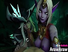 Miss Fortune & Soraka Head (With Sound) 3D Animation Asmr Animated League Of Legends Oral Sex