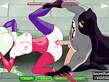 Batman Sex Party With Harley Quin Cat Woman And Poison Ivy