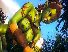 Watch Touched The Breasts And Licked The Cunt Of The Orc Skank,  And Then Roughly Drilled Her | 3D Asian Cartoon Free Porn Video