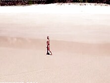 Aussie Pornstar Fit Kitty Naked At The Beach