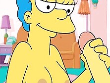 |The Simpsons| Moe Gets A Hand Job From Marge