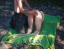 Outdoor Camping Extreme Orgasm With Vibrator Tied To Leg And Other Surprises