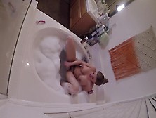 Hidden Camera Catches Stacked Milf Masturbating In Tub