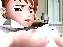 Sexy Anime Maid Fucking Her Twat With A Big Vibrator