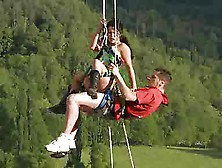 Asian Lady On The Ropes