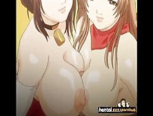 Nerd Gets Dick Between Busty Babes Tits - Boobalicious - Hentai. Xxx