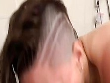 Shaved Head Latina Gives Me Head And Doggystyle