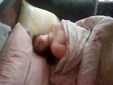 Masturbation With A Vibrator Under The Covers For Porn.