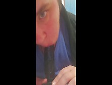 Swallowing The Dildo