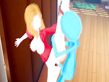 Rick And Morty Anime Cg - Beth Smith X Mr.  Meeseeks