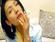 Asiya Cute Asian Teen Smoking Fetish #1