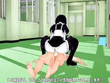 Sex With A Maid Bot In The Hallway - 3D Hentai