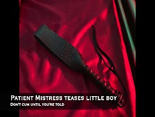 Patient Mistress Teases Slave Penis - Audio