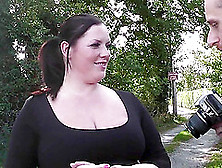 Street Photographer Pick Up And Fucks Bbw Brunette