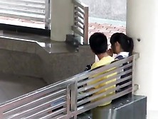 Asian College Students Caught Fucking In School