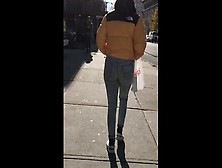 Candid Jiggly Behind Pawg Nasty Jeans