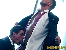 Steamy And Sloppy Gay Sex In The Office With Horny Boss