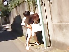 Asian Babe Got Her Pussy Fingered On Street Sharking.