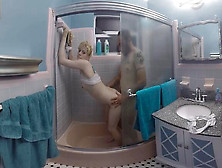 Blonde Fucks In The Shower - Virtualporn360