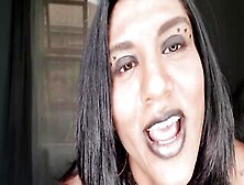 Punjab Bimbo Wearing African Lipstick Wants Her Lips And Tongue Rapped Around Your Cock And Taste Your Lips | Close Up | Bondage