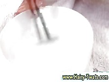 Slut Shaves Her Hot Hairy Box