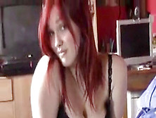 Big-Chested Redhead Hot Pussy Getting Off By Troc