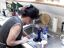 Cleaning Lady 57 Helga Fucked In The Kitchen