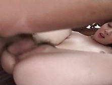 Slutty Asian Babe Cunt And Ass Fucked Gets A Hot Creamp