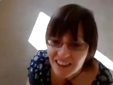 Amateur Brunette Wearing Glasses Sucks A Cock In Pov Clip