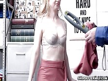 Beauty Blonde Milf Caught Stealing And Gets Some Sexuall Punishment