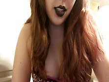 Goth Youngster Smoking Goddess Findom Slave Training Financial Domination