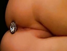 Finger Fucking My Butt With My Sparkly Booty Plug