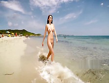 Cute Teen Nude On Beach