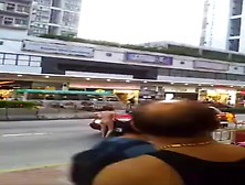 She-Strips-Down-And-Holds-Up-Traffic-Somewhere-In-Hong-Kong