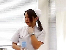 Sensuous Nurse Works Her Twat On A Stiff Pole Like Only She