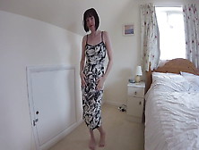 Ex-Wife Striptease In Cocktail Dress