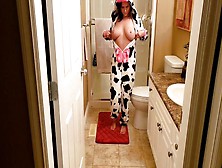 Cow Pyjamas Hairy Cunt Peeing