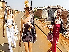 African Lesbians - Amateur Ebony Hot Bff's Revenge Threesome