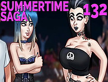 Summertime Saga #132 • Comparing Melons Sizes At The Party