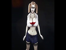 Sexy Harley Quinn Is Posing For Cameraman