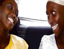 Ebony Lesbians Flirting Into Taxi Vagina Eating Into Bedroom