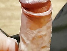 Big Uncut Foreskin Penis Closeup
