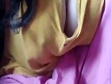 Busty Indian Girl Has A Nice Tits And She Teases Her Fans With It