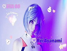 Rei Ayanami Plays With A Big Dildo Ii Evangelion