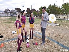Trainer Fucks The Girls Soccer Team