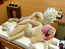 Erotic Massage For Sakura Ended With Hot Sex With Kakashi Hatake